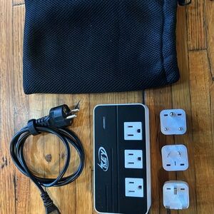 KEV Power Strip with International Adapters